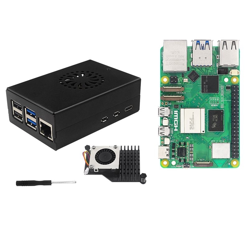 Raspberry Pi 5 8Gb Board - T23C untuk Kit Pemula Irasptek untuk