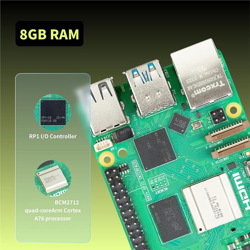 T23C untuk Kit Pemula Irasptek - Raspberry Pi 5 8Gb Board ulasan dan harga